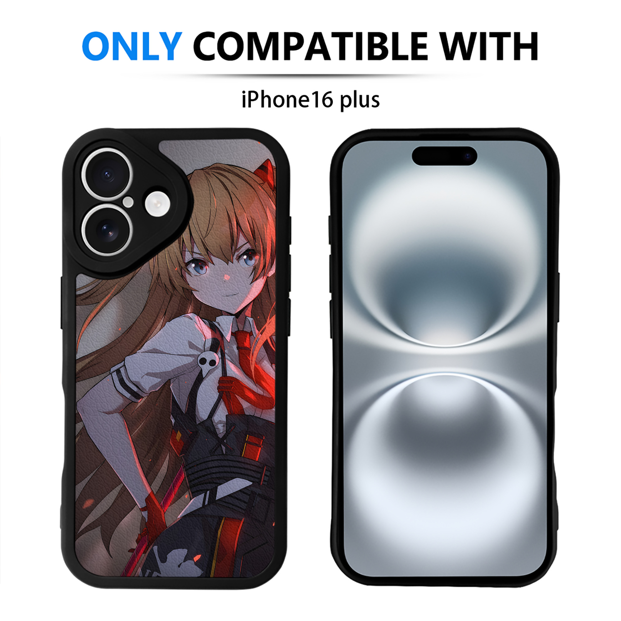 （画像用） EVA 新世紀エヴァンゲリオン 【iPhone 16シリーズ対応】シリコンスマホケース（レザー調） 材質：シリコン